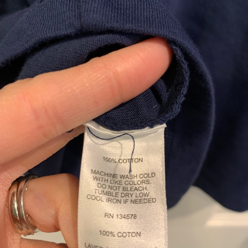 Vineyard Vines Blue Long Sleeve Tee - Picture 6 of 6
